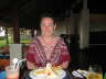 Drea beim Essen